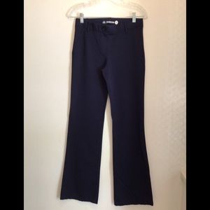 Betabrand women’s blue boot cut yoga pants medium long